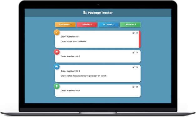 Package Tracker Side